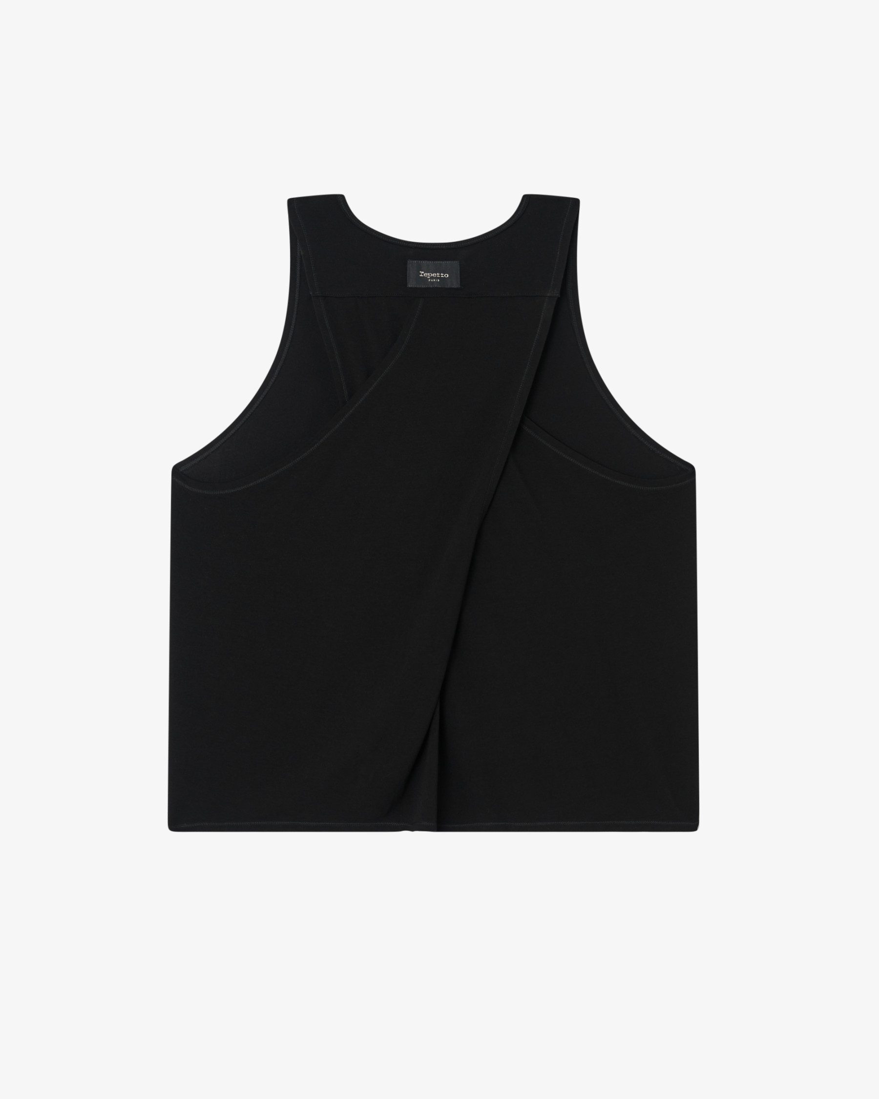 Studio draped tank top