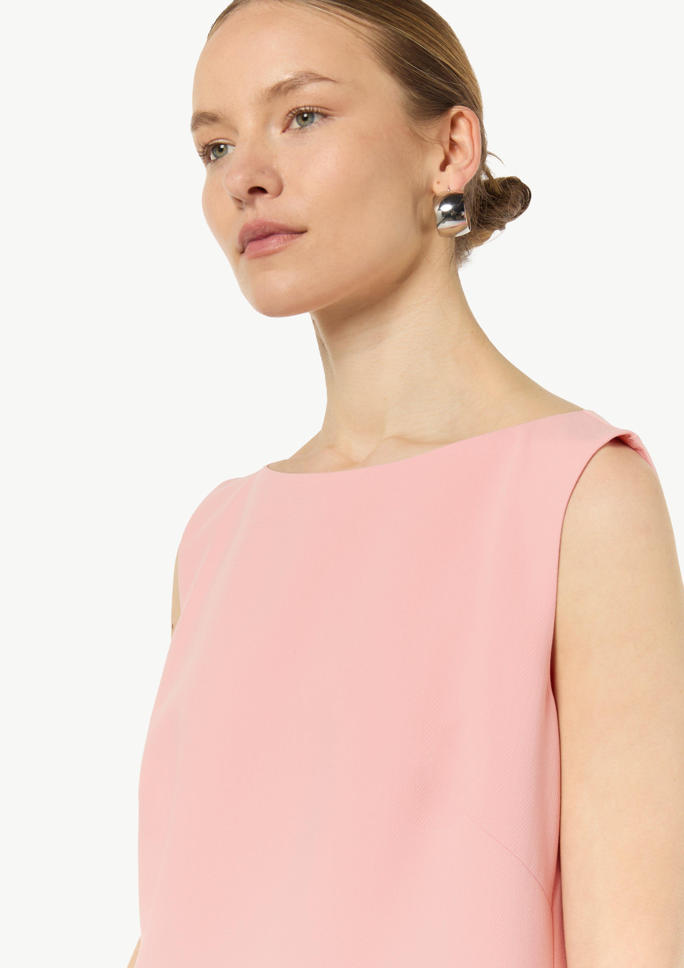 Etuikleid mit Herringbone-Struktur - rosa