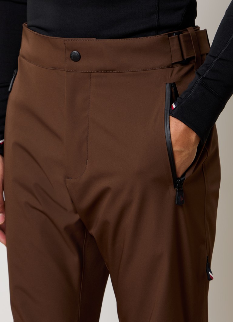 Pantalon de ski Moncler coupe droite avec poches zippées