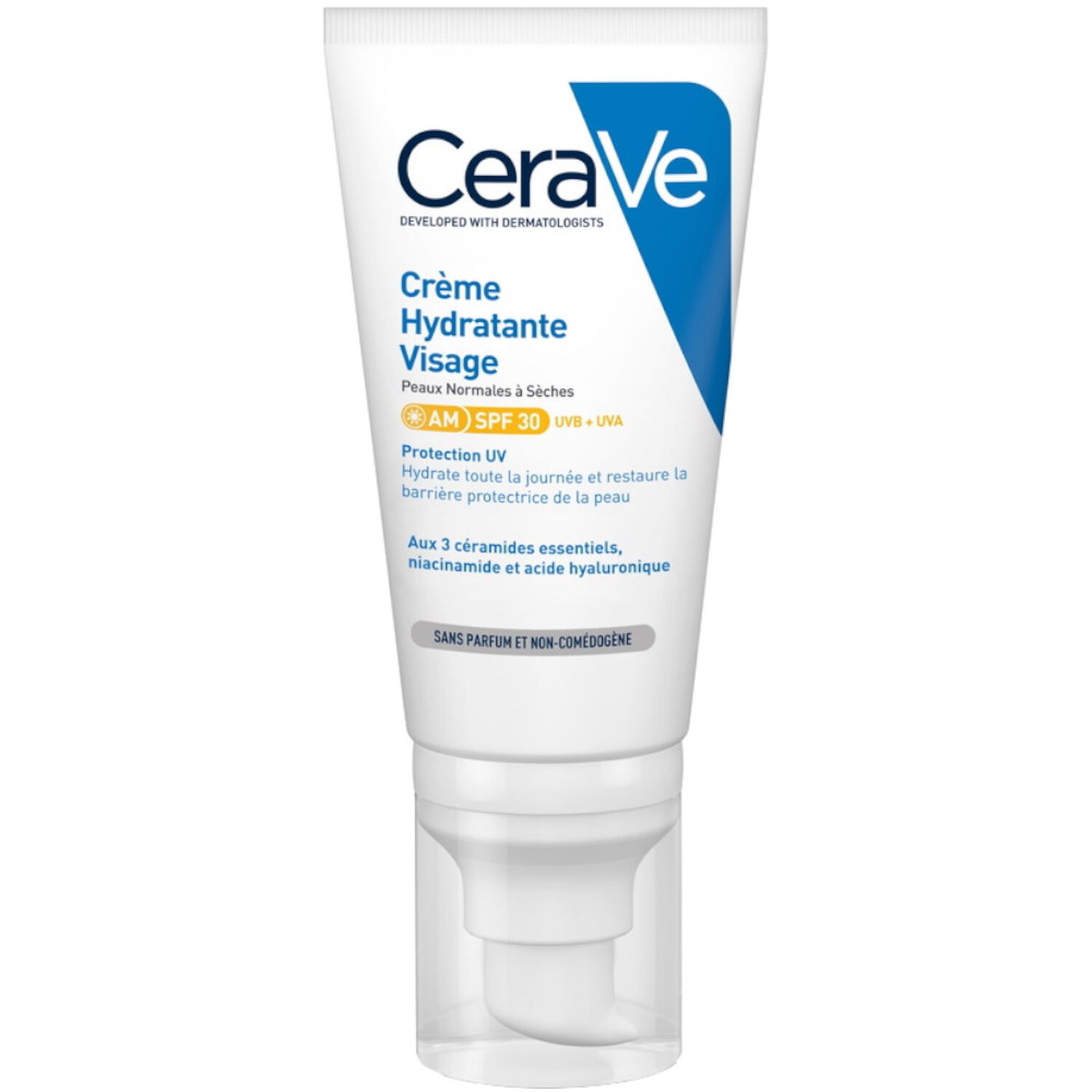 Cerave Crème Hydratante Visage Peaux Normales à Sèches 52 ml SPF30