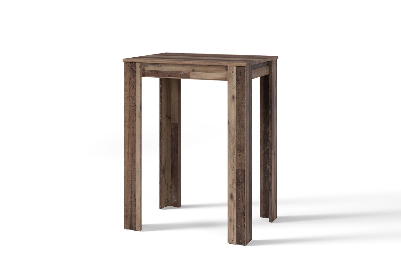 byLiving NELE Bartisch, Breite 80 cm, Old-Wood-Optik
