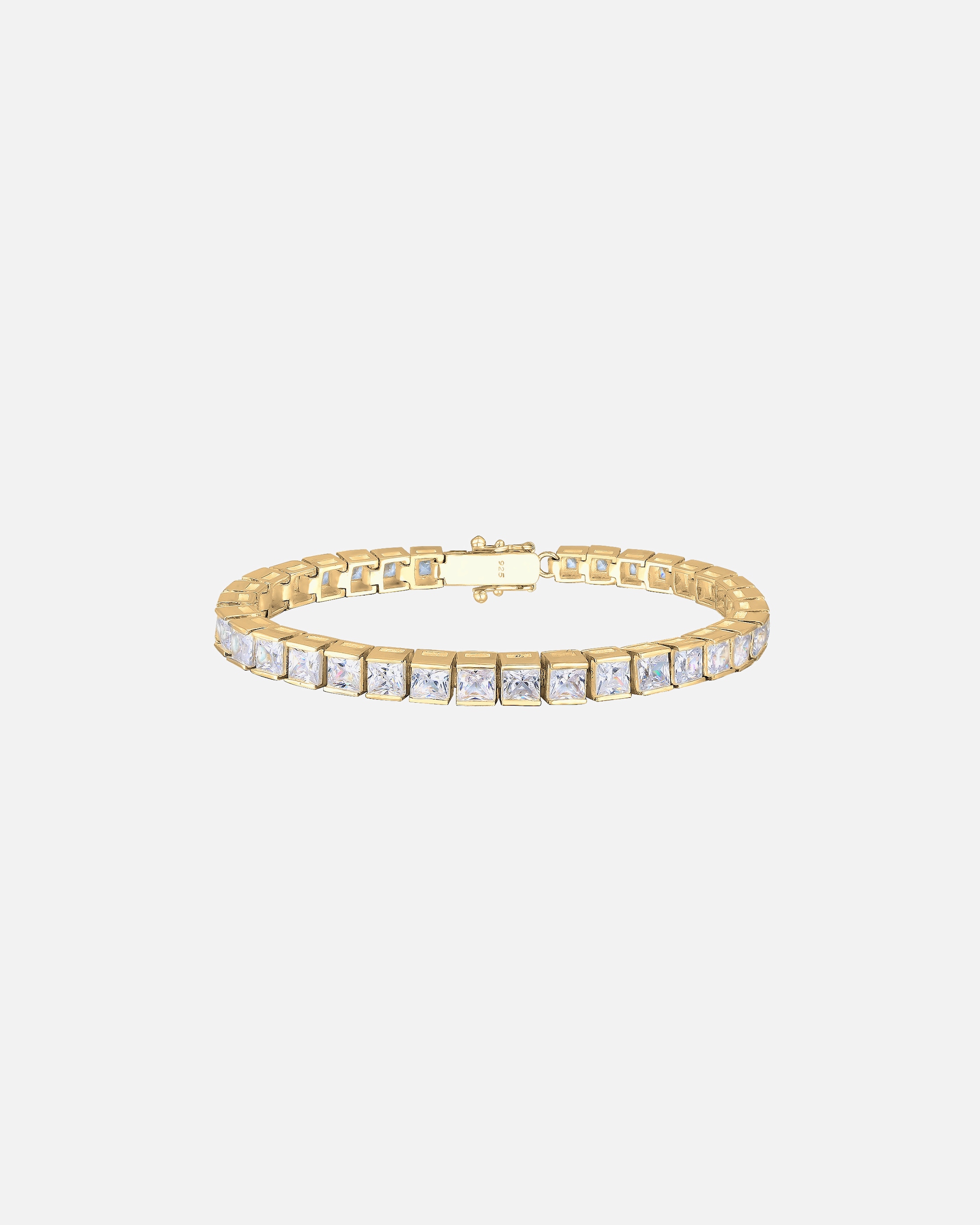 Bracciale Elli PREMIUM Classic con zirconi da donna (925/1000) Argento