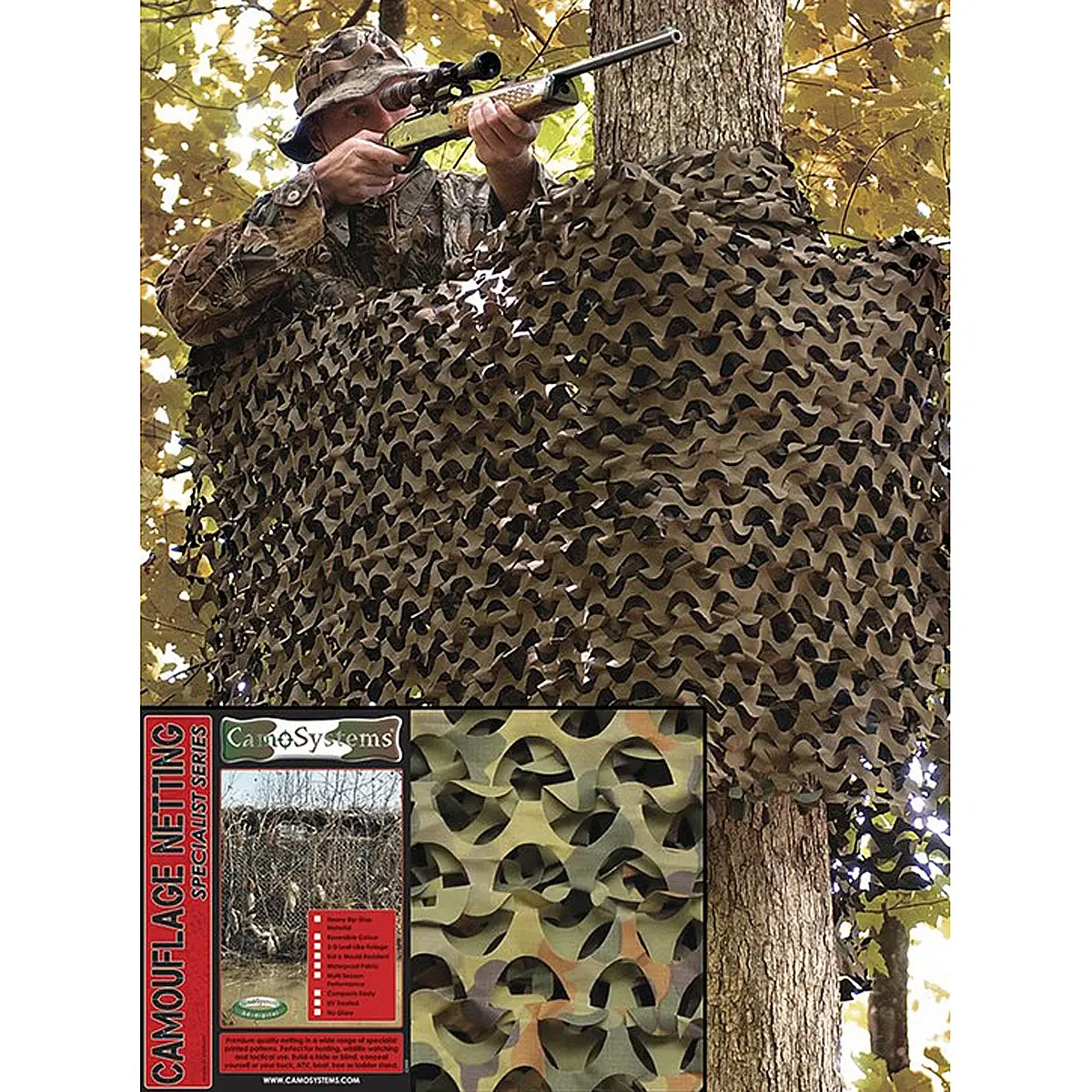 Netz BASIC Military flecktarn, 3 m x 6 m