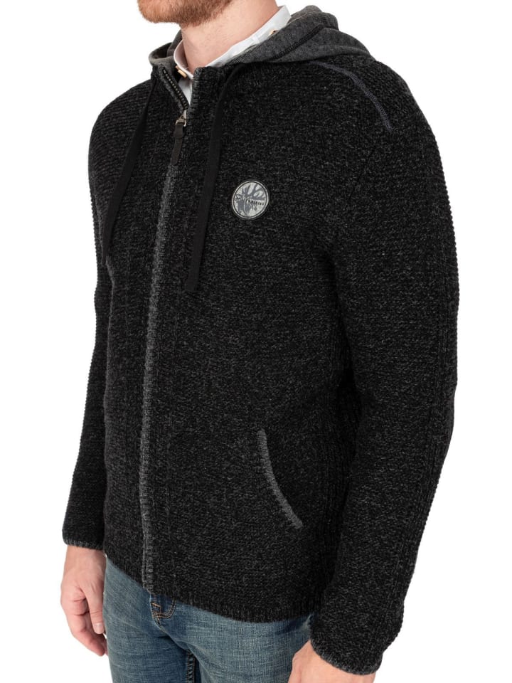 Spieth & Wensky Strickjacke ECHO in schwarz günstig kaufen