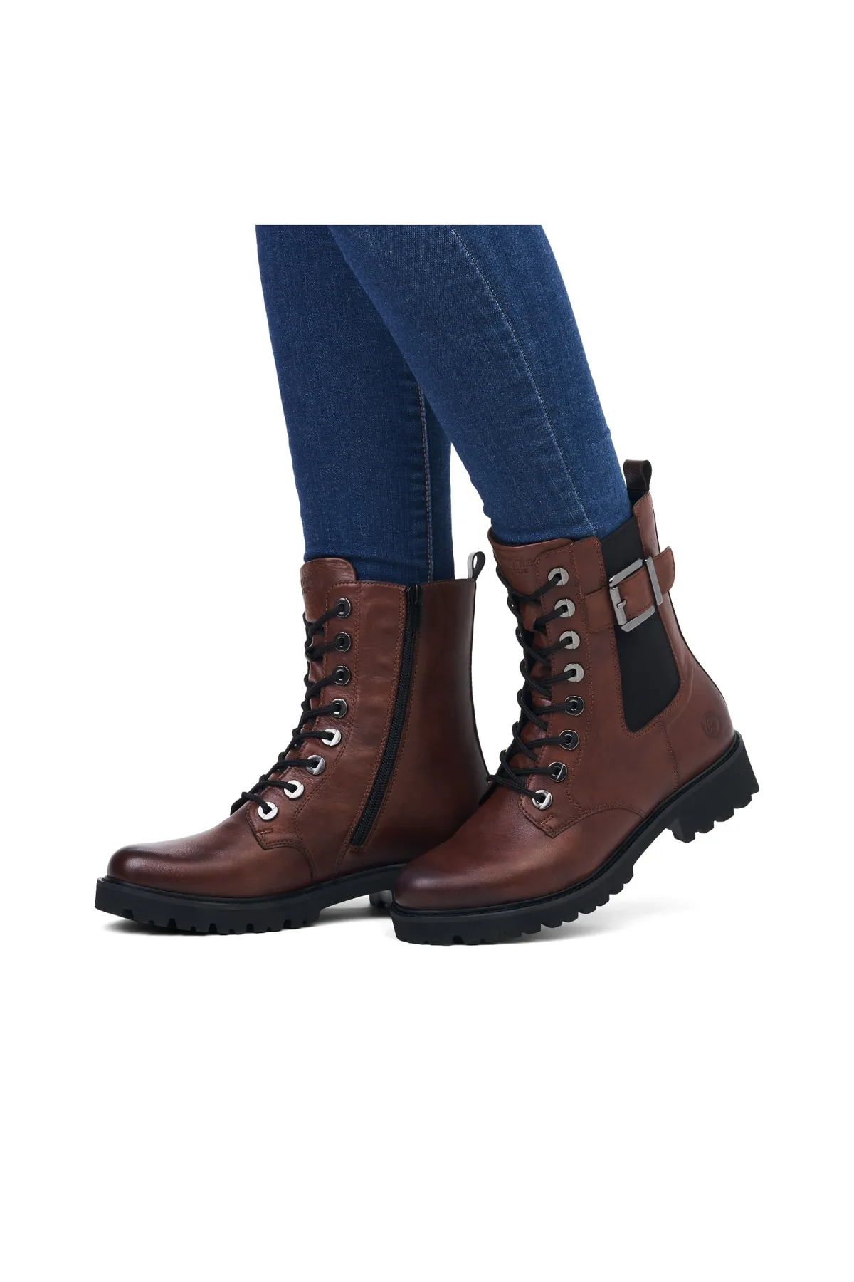 Remonte  Stiefelette - Braun - Blockabsatz