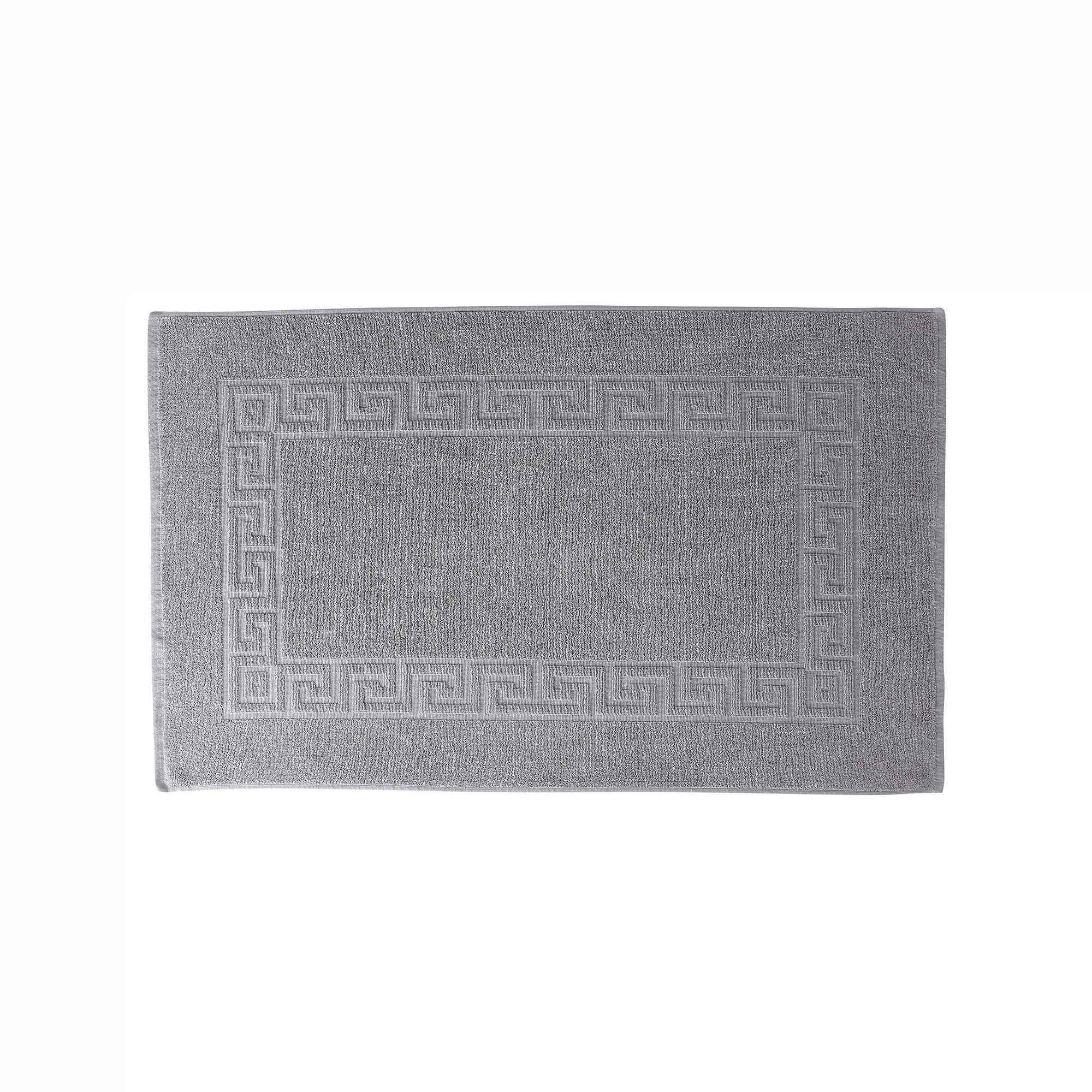 Tapis de bain éponge liteau motif frise grecque