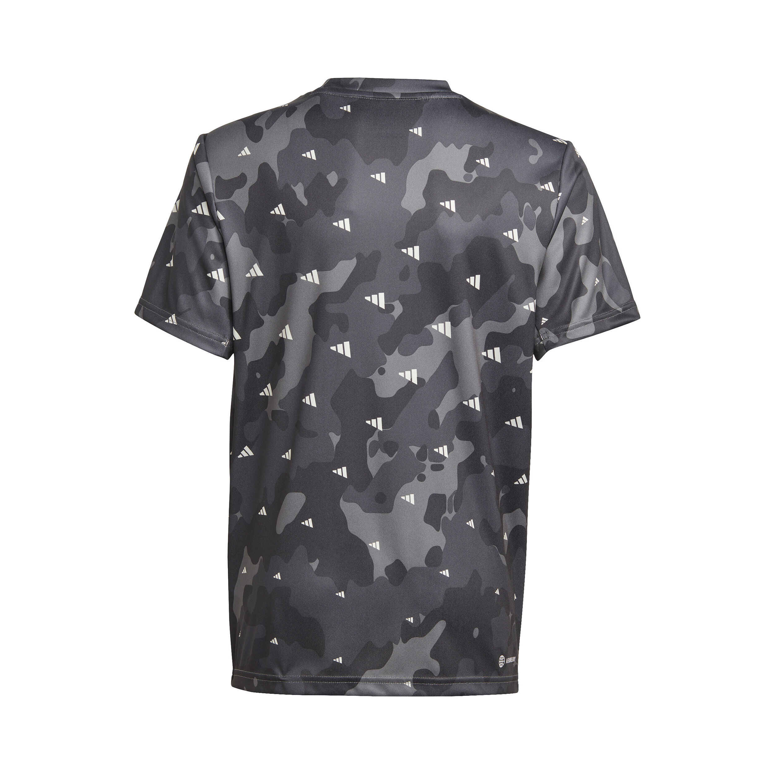 Essentials Seasonal Aeroready All Over Print T-Shirt Jungen - Dunkelgrau, Weiß