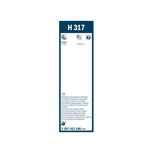 HECKWISCHBLATT BOSCH H317          VP1 - ATU