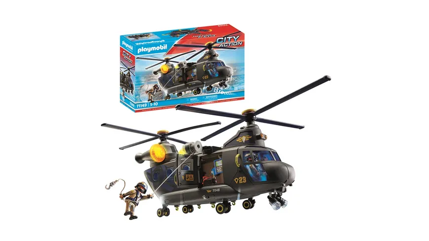 PLAYMOBIL 71149 - City Action - SWAT-Rettungsflugzeug