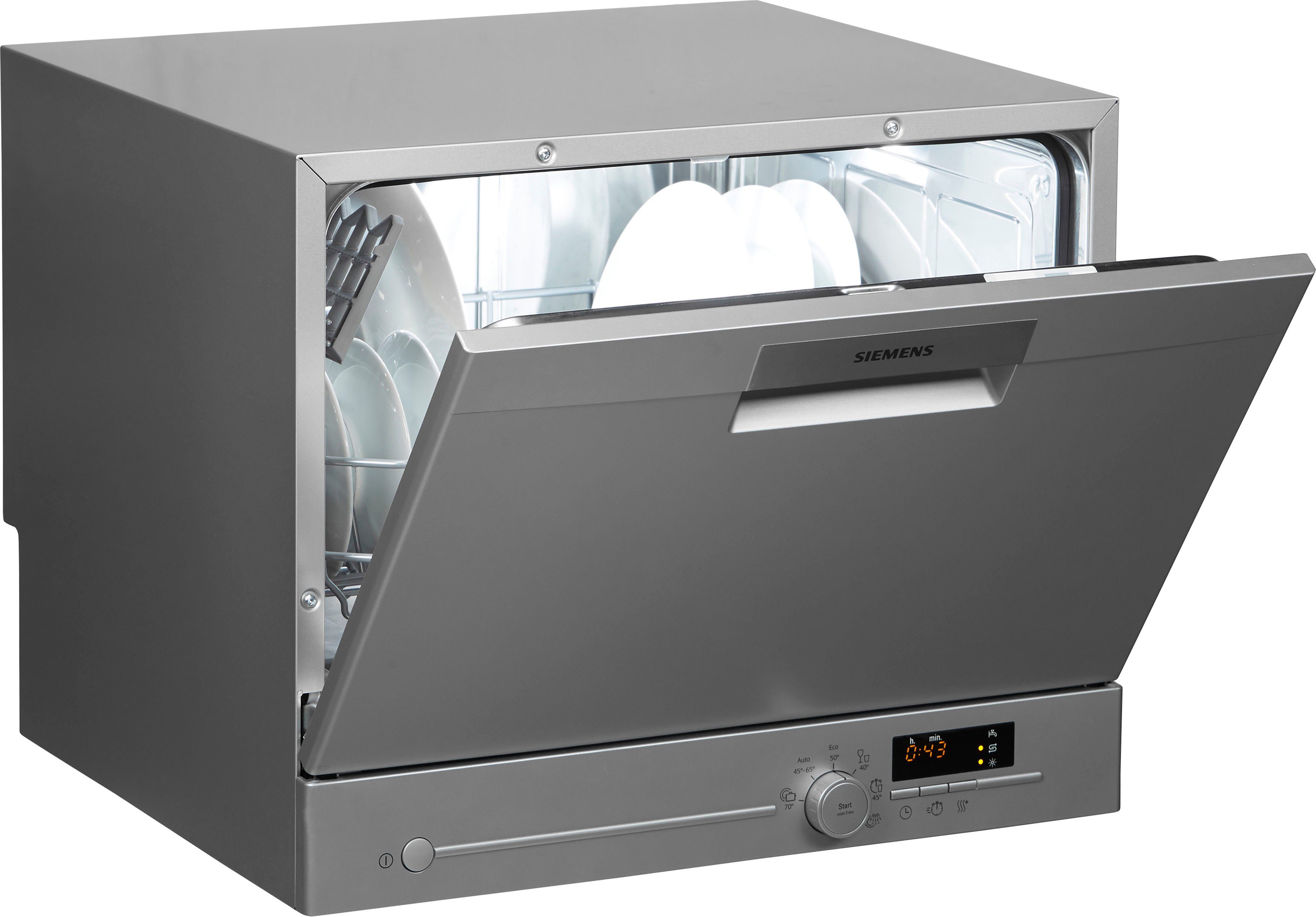 SIEMENS Standgeschirrspüler iQ300, SK26E822EU, 6 Maßgedecke