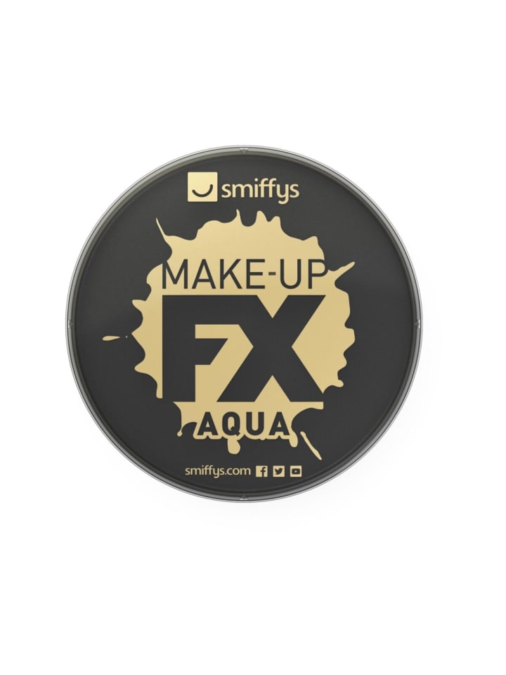 COFI 1453 Smiffys Make-Up FX Aqua Gesichts- und Körperfarbe – Schwarz, 16ml in Schwarz günstig kaufen onesize