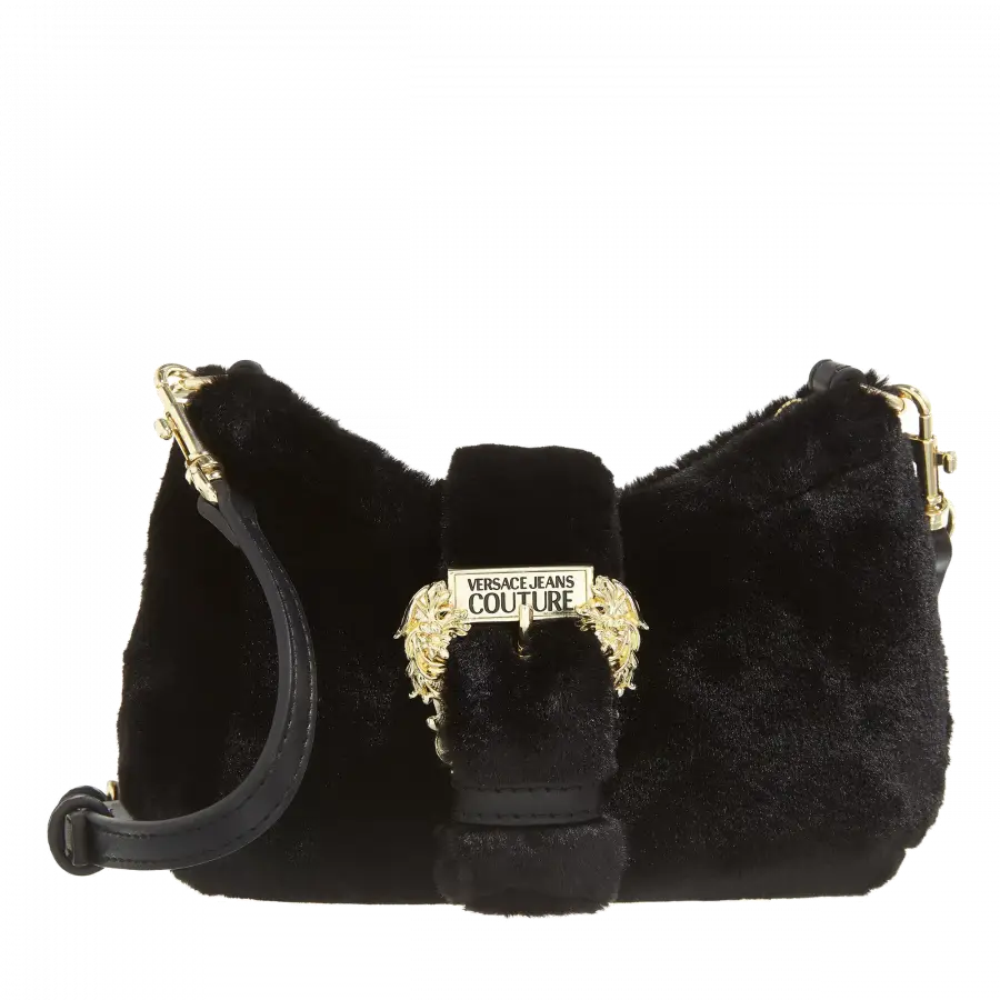 Versace Jeans Coututre - Versace Jeans Couture Shoulder Bags Kunstfell Black - schwarz