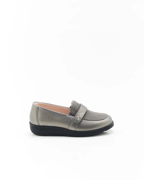 Mocassins bi-matière