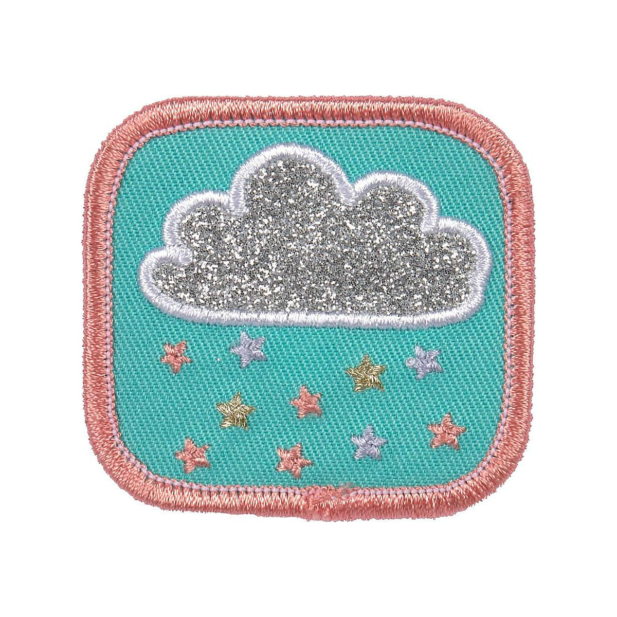 Patches-/Anhängerset für Schulranzen & Taschen Unicorn Glitter, 3-tlg.