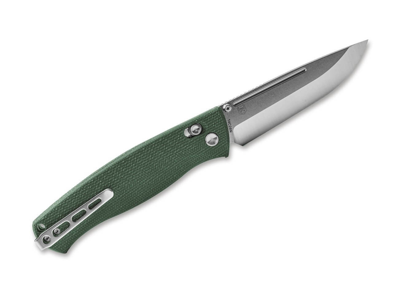Pathfinder Folder Micarta Green