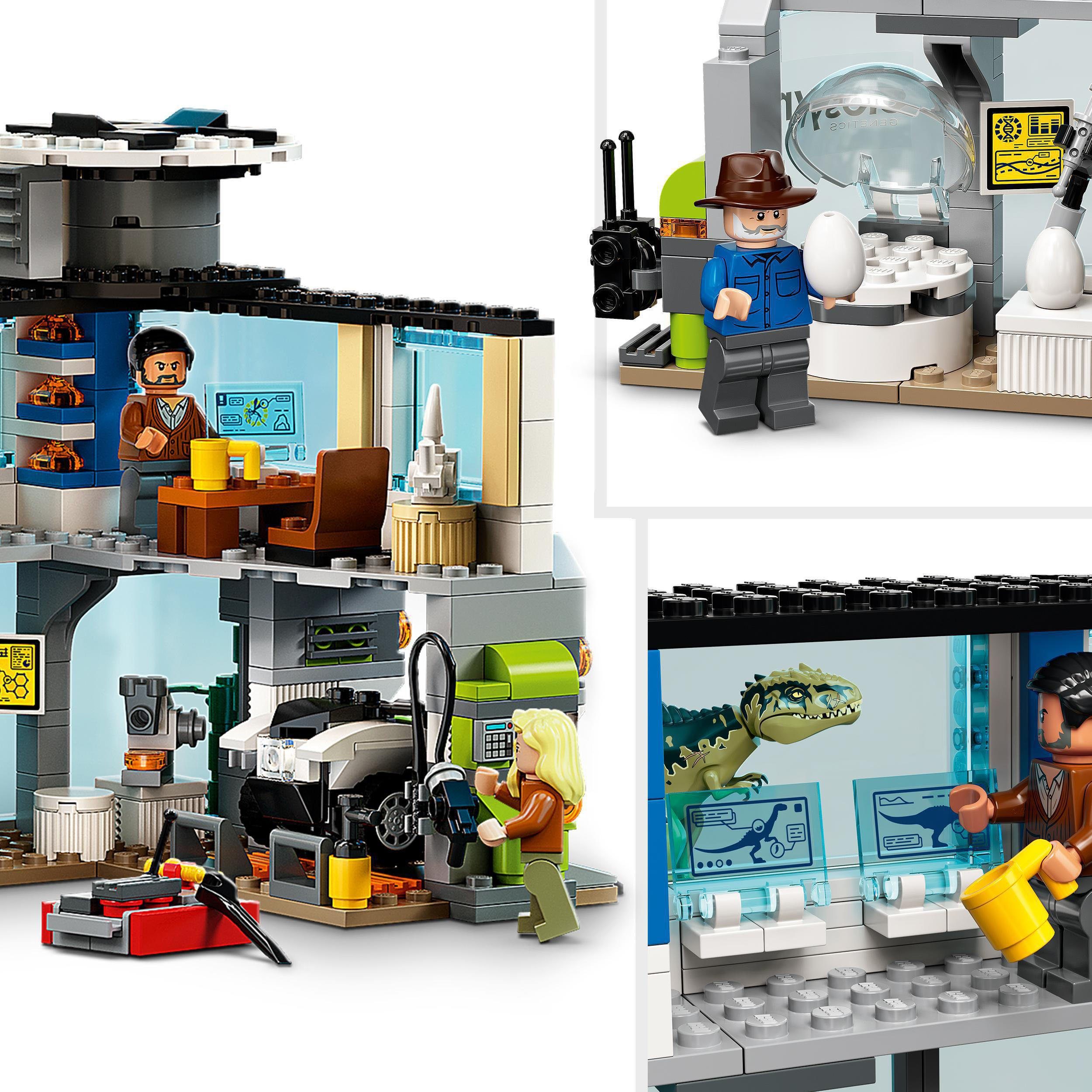 LEGO® Konstruktionsspielsteine Giganotosaurus & Therizinosaurus Angriff (76949), LEGO® Jurassic World, (810 St), Made in Europe