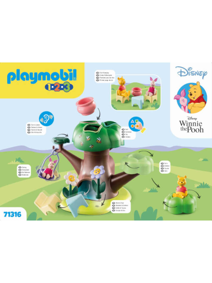 Playmobil Spielfigur Set 1.2.3 & Disney Winnies & Ferkels Baumhaus, ab 1 Jahr günstig kaufen onesize