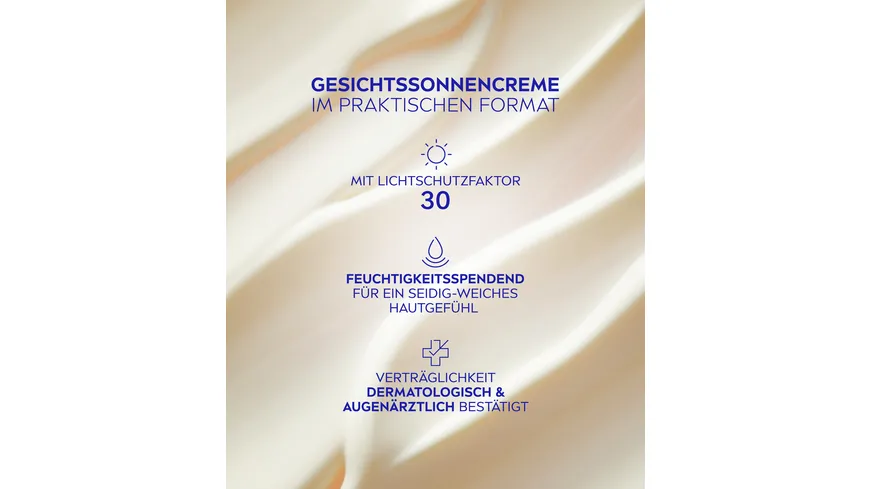 NIVEA SUN Gesichts-Sonnencreme LF30 50 ml