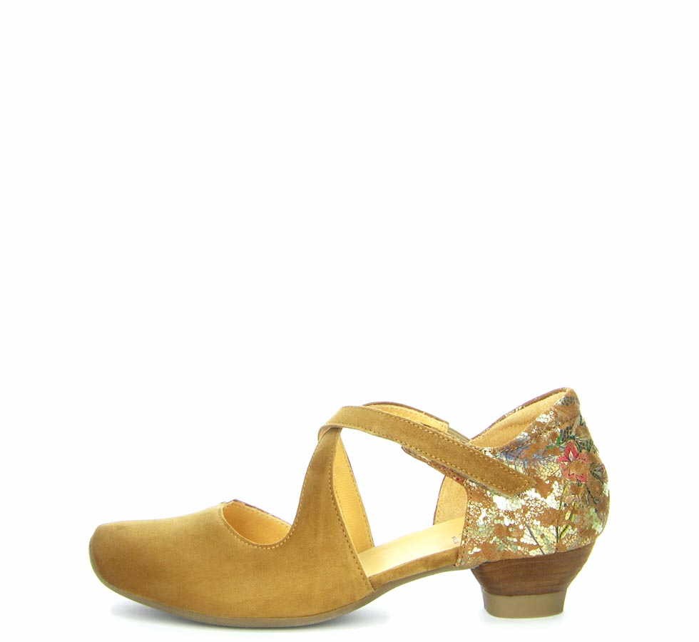 THINK Komfort Slipper gelb Espadrille gelb