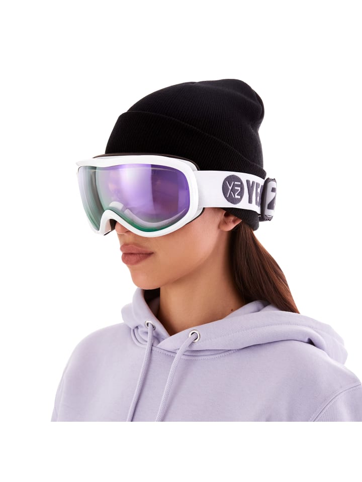 YEAZ STEEZE Ski- und Snowboard-Brille violett/weiss in lila günstig kaufen onesize