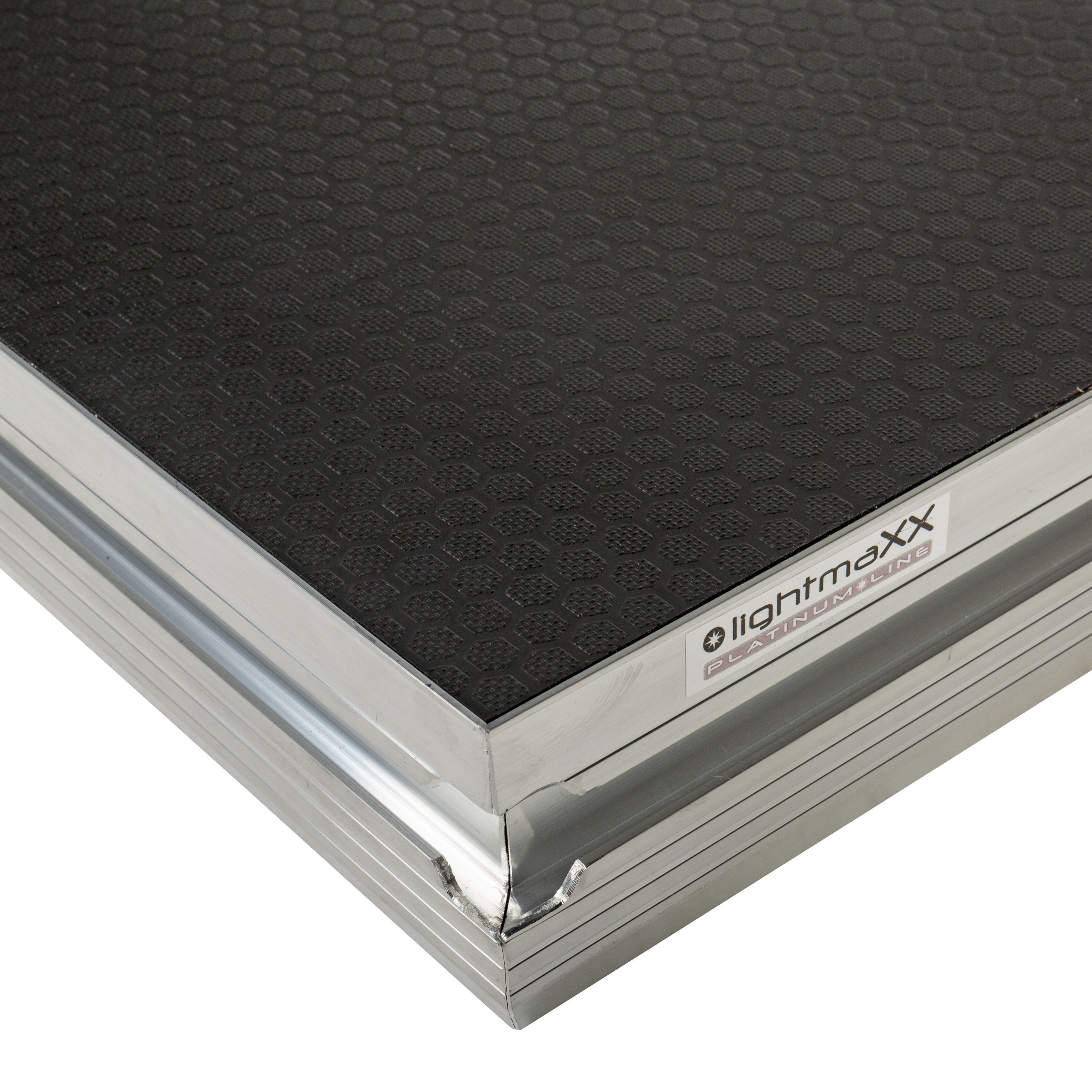 lightmaXX Gerüst, ALU-STAGE Hexa PRO 0,5mx1m Bühnenpodest Outdoor, TÜV