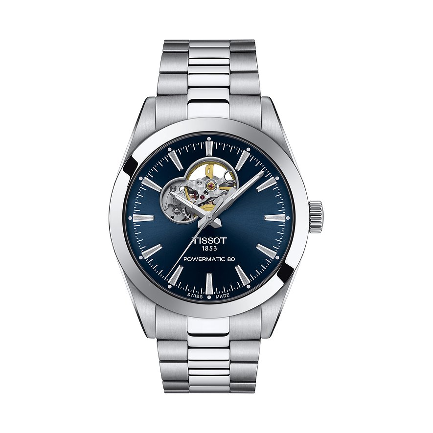 Tissot Herrenuhr Gentleman Powermatic 80 Open Heart