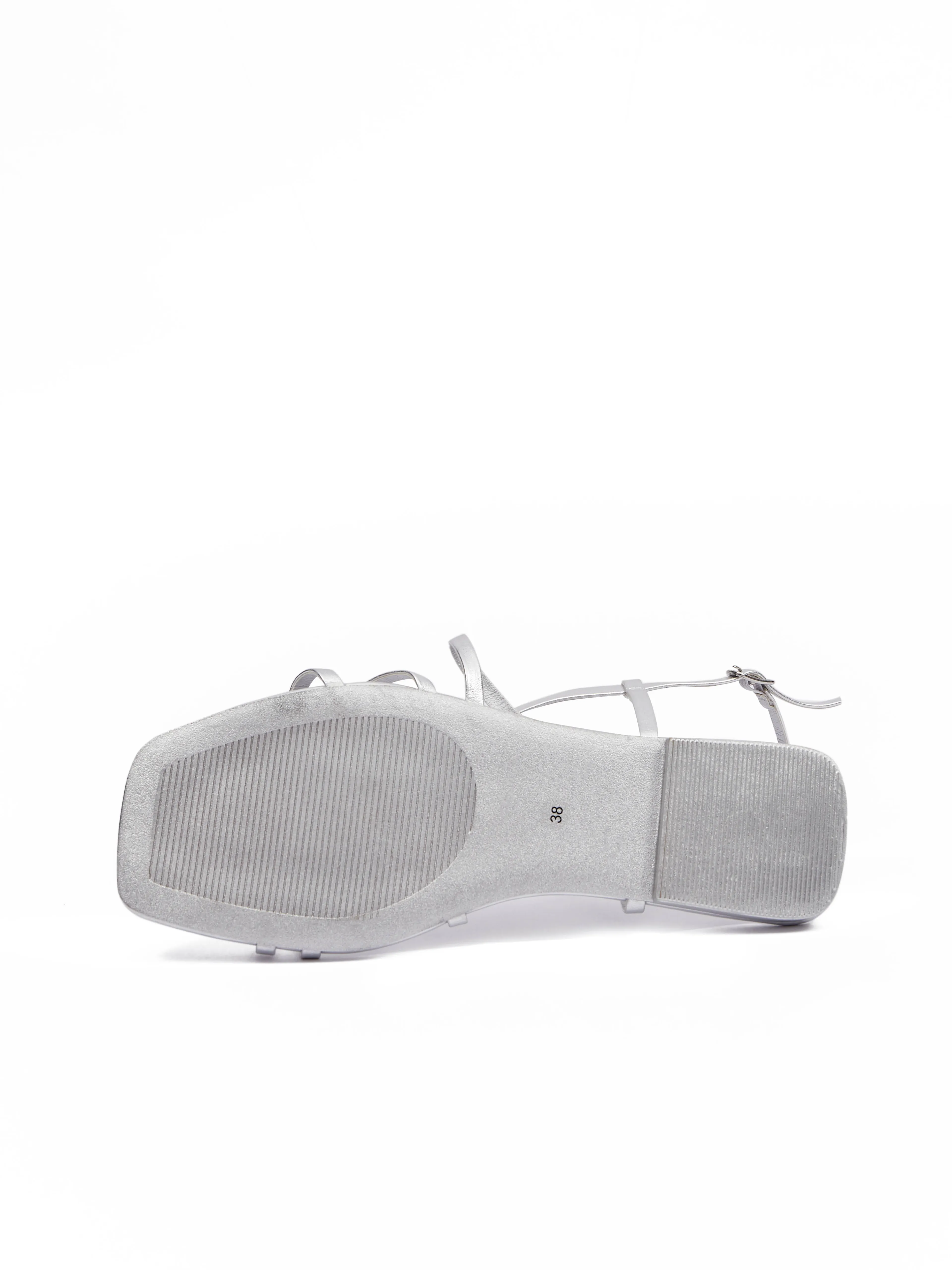 Silberne Damen Sandalen ORSAY