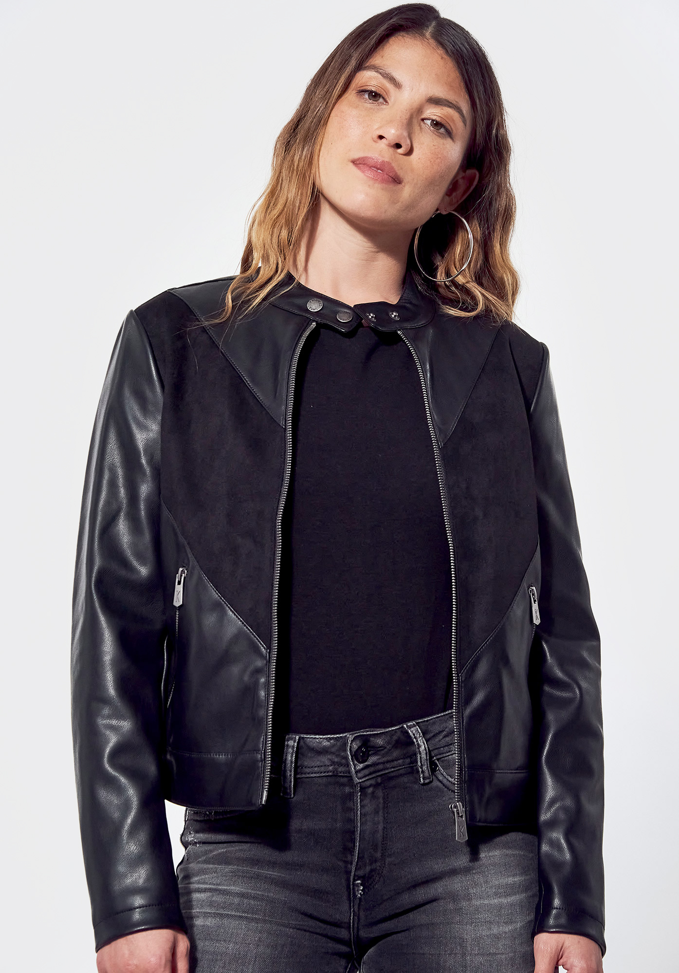 FIVY   Veste régular noire Femme