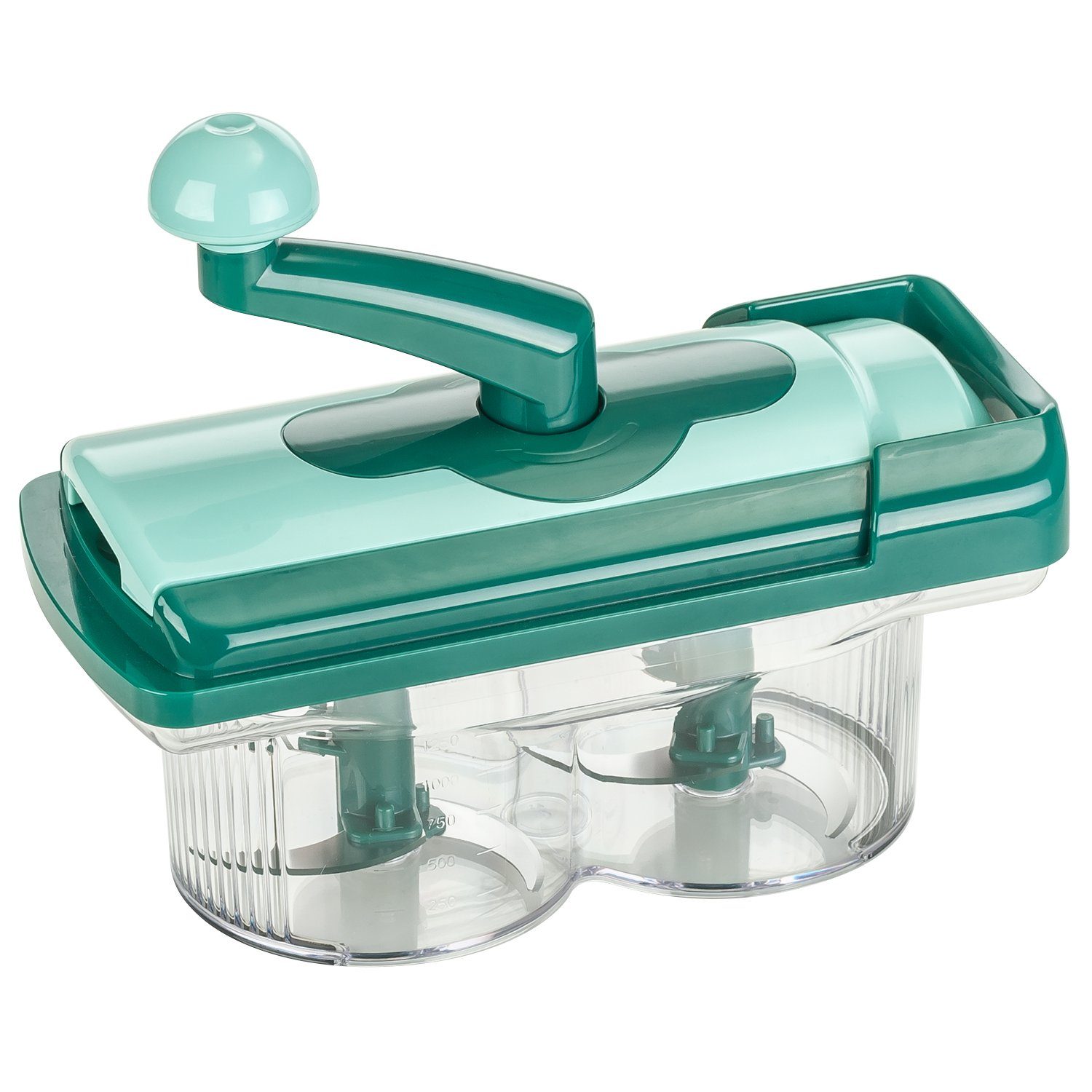 Genius Gemüseschneider Nicer Dicer Twist Salat Obst Schneider, 5 in 1 Funktion Gemüsereibel Küchenhelfer