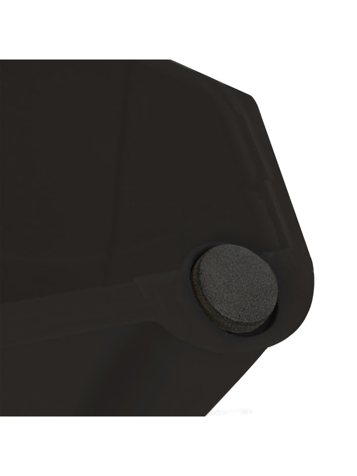 relaxdays Hundetreppe in Schwarz - (B)39 x (H)49 x (T)61 cm günstig kaufen onesize