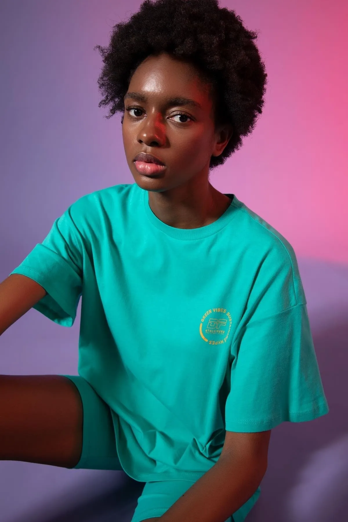 DeFacto  Passform: Oversize-Fit-T-Shirt mit Rundhalsausschnitt und kurzen Ärmeln aus 100 % Baumwolle