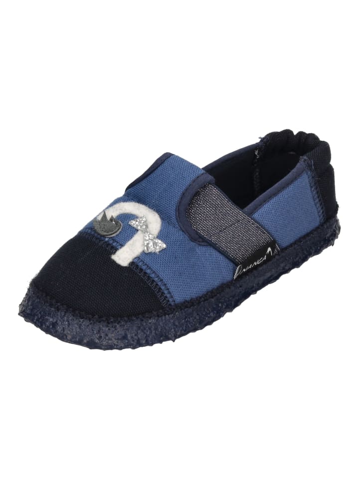 NANGA Hausschuhe Mieze in blau günstig kaufen