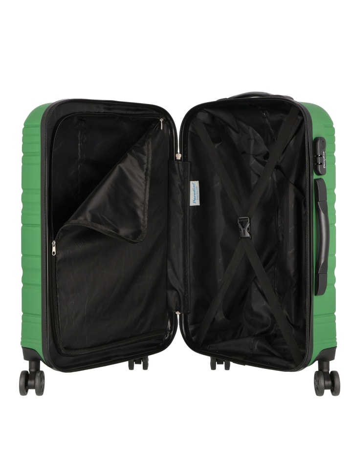 Check.In Paradise 4 Rollen Kofferset 3-teilig in olivegrün günstig kaufen onesize