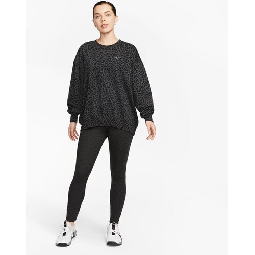 DAMEN SWEATSHIRT W NK DF GT FT CREW LEOPARD AOP