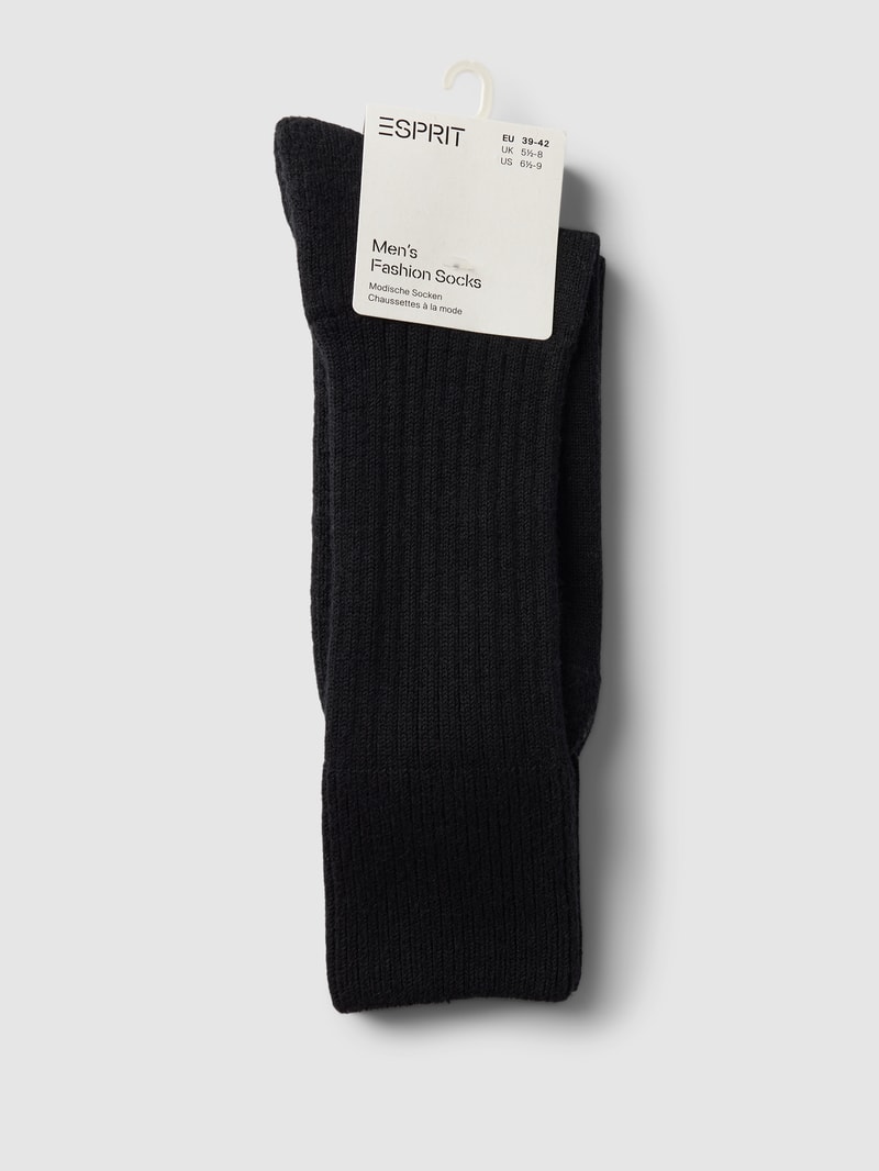 Socken mit Label-Detail in schwarz