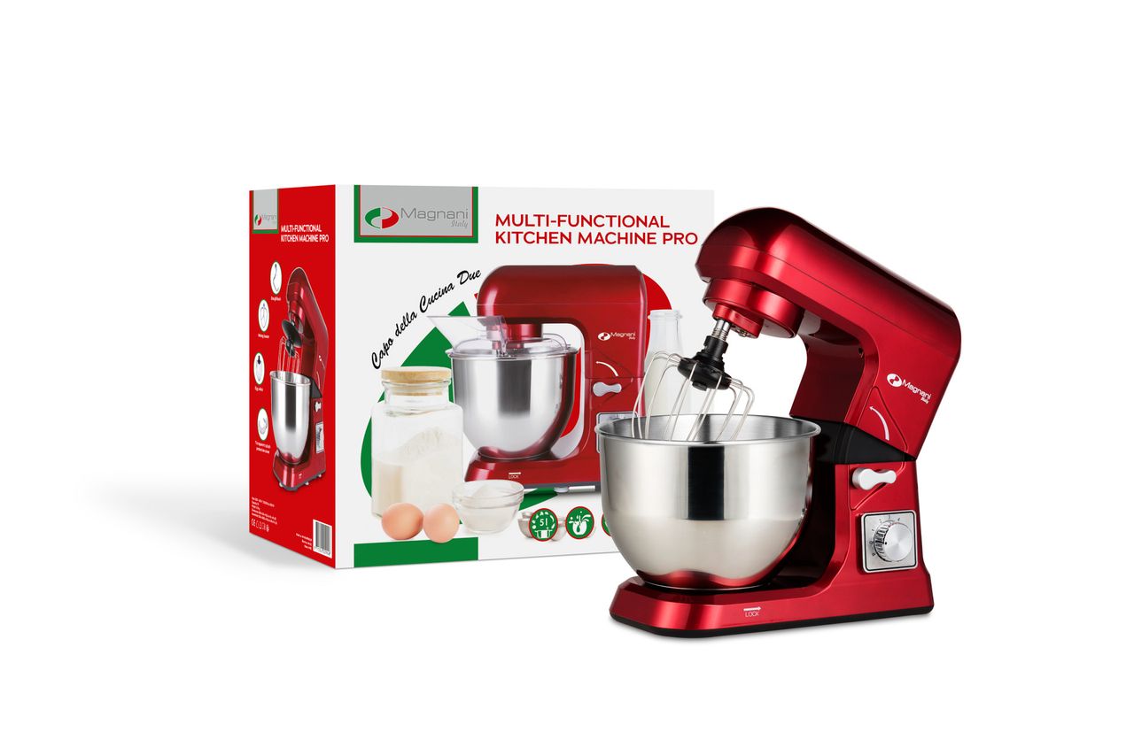 Magnani Küchenmaschine 1000W Rot