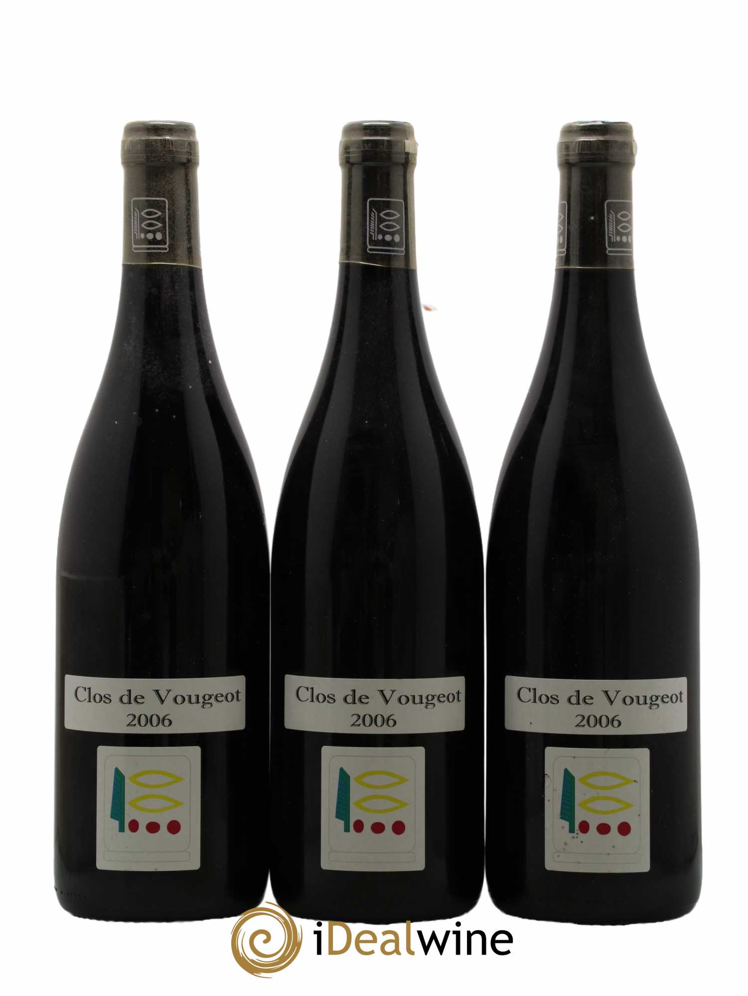 Clos de Vougeot Grand Cru Prieuré Roch  2006 - Lot de 3 Bouteilles