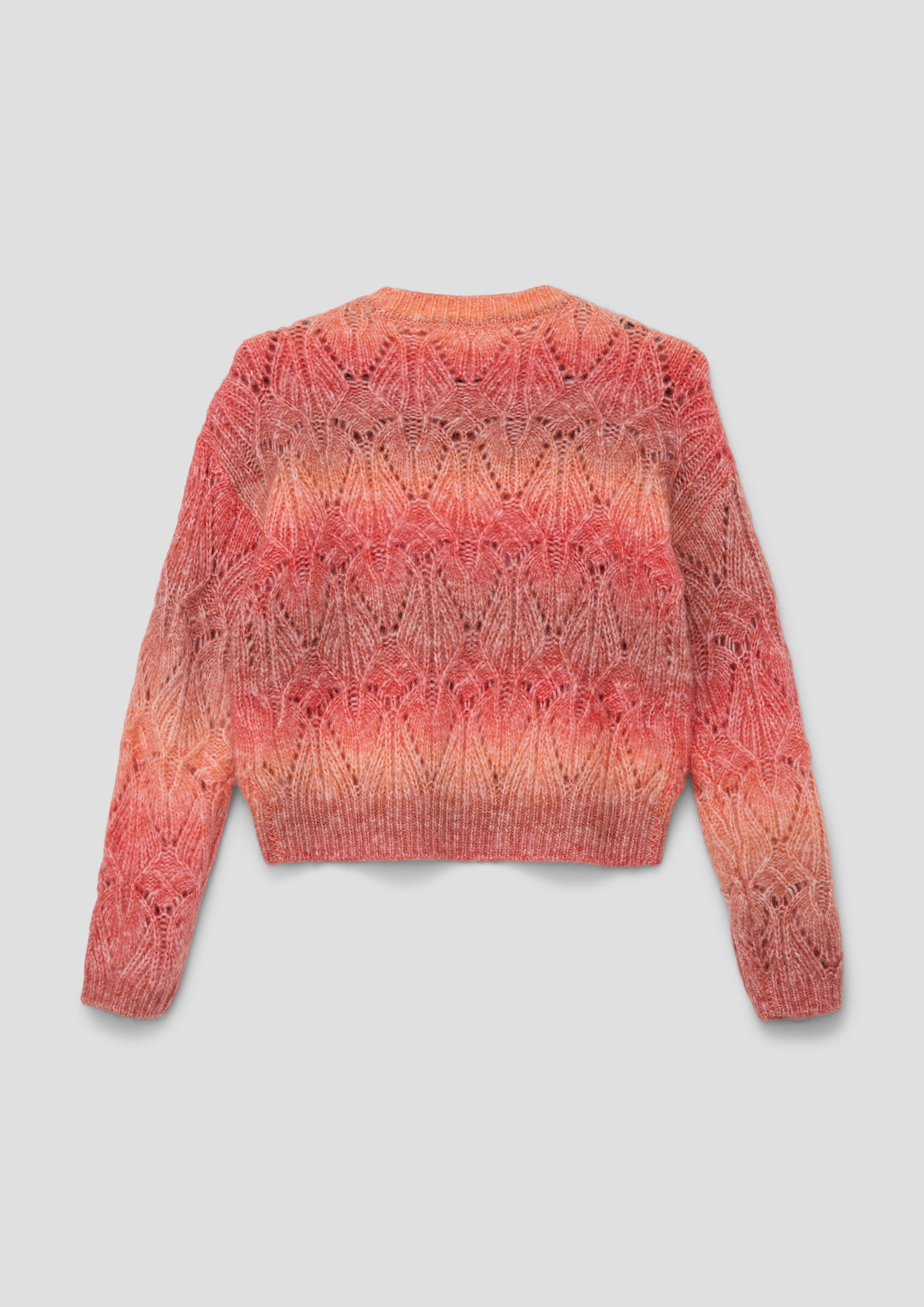 Strickpullover mit Ajourmuster  2134004-27X5