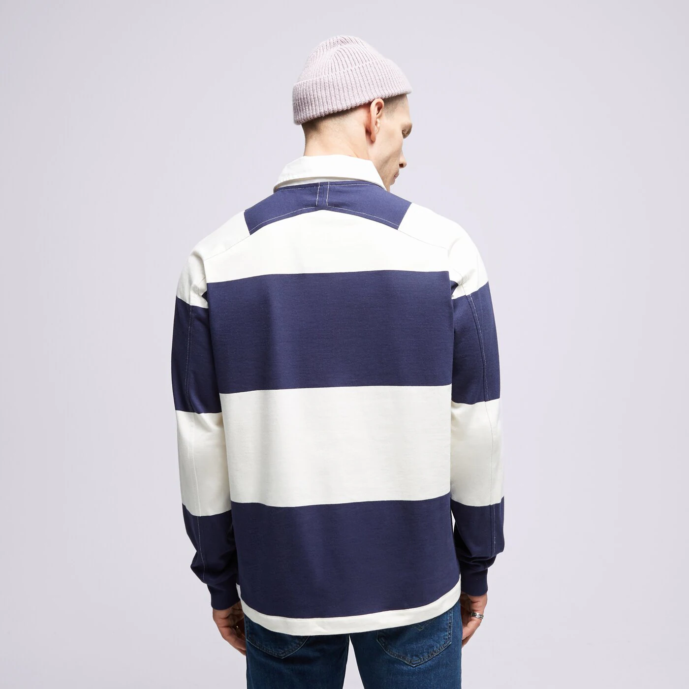 CHAMPION T-SHIRT STRIPED POLO Dunkelblau