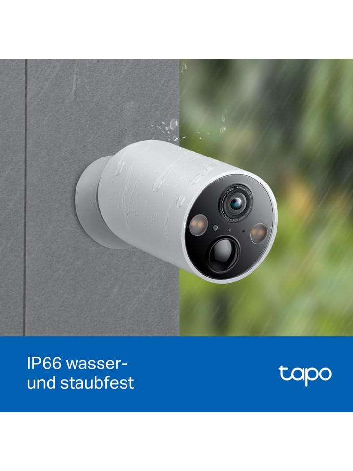 TP-Link Tapo C425 Außenkamera Akku mit Magnetischer Basis, 2K 10000-mAh-Akku günstig kaufen onesize