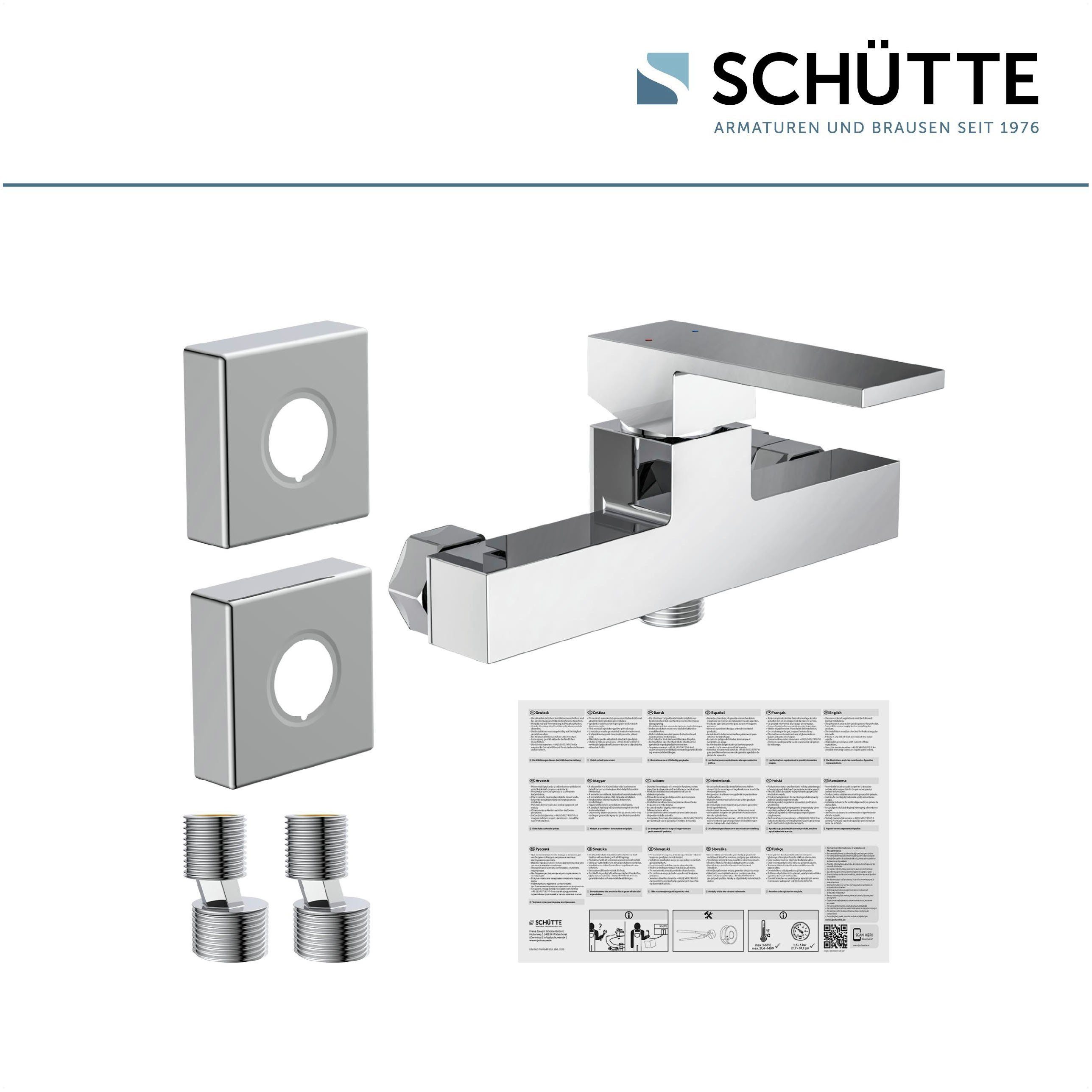 Schütte Duscharmatur Tokyo Wasserhahn Bad, Mischbatterie Dusche in Chrom