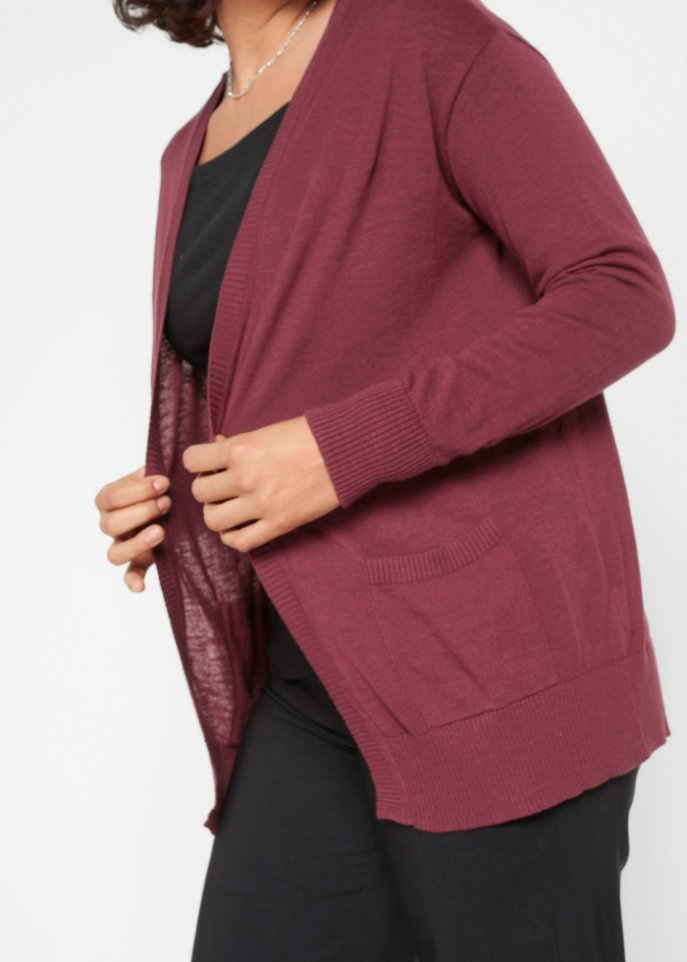 Strickjacke mit Eingriffstaschen