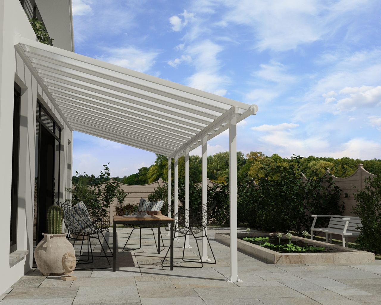 Canopia by Palram Terrassendach Olympia  860x294cm Weiss