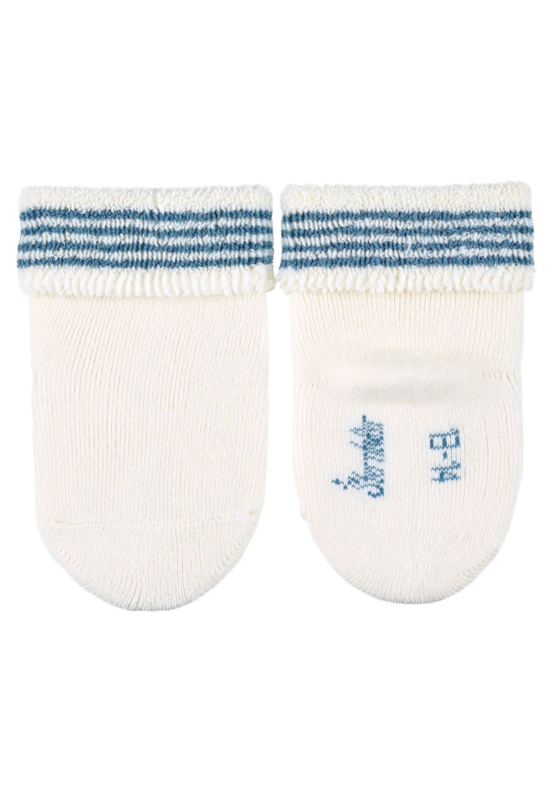 Babysocken im 3er-Pack Nashorn, Vollplüsch innen