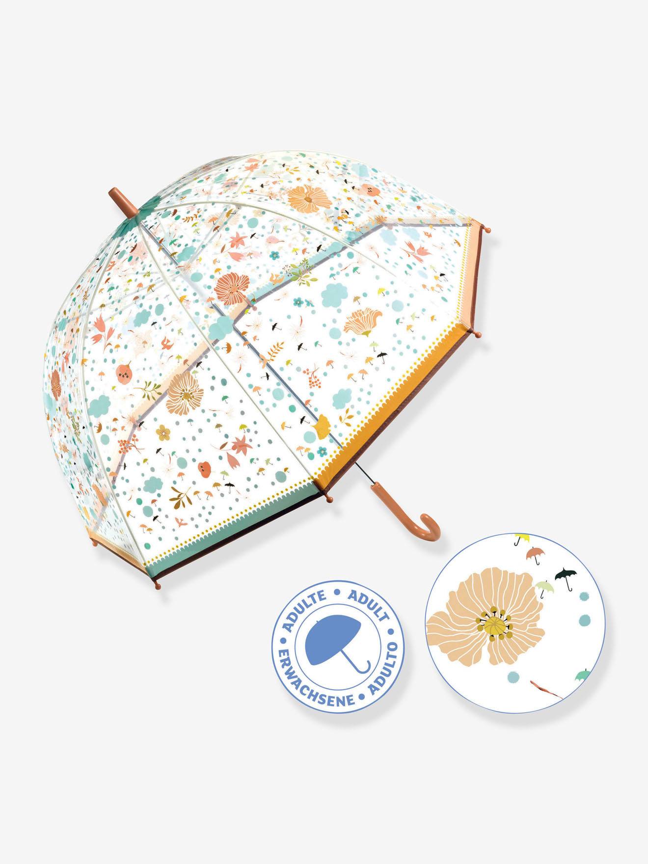 Parapluie adulte Petites fleurs DJECO rose