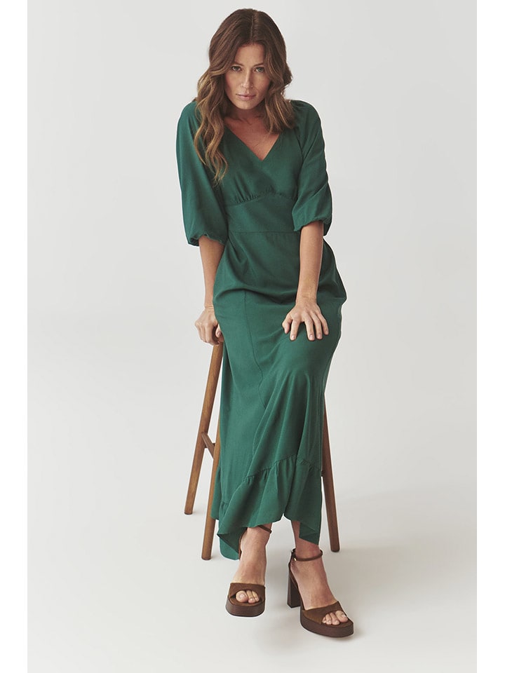 TATUUM Kleid in Dunkelgrün günstig kaufen