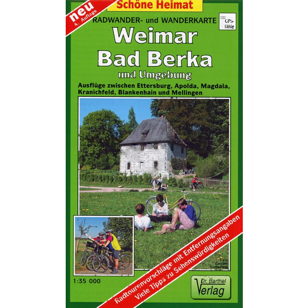 Weimar, Bad Berka und Umgebung 1 : 35 000. Radwander-und Wanderkarte - Wanderkarte