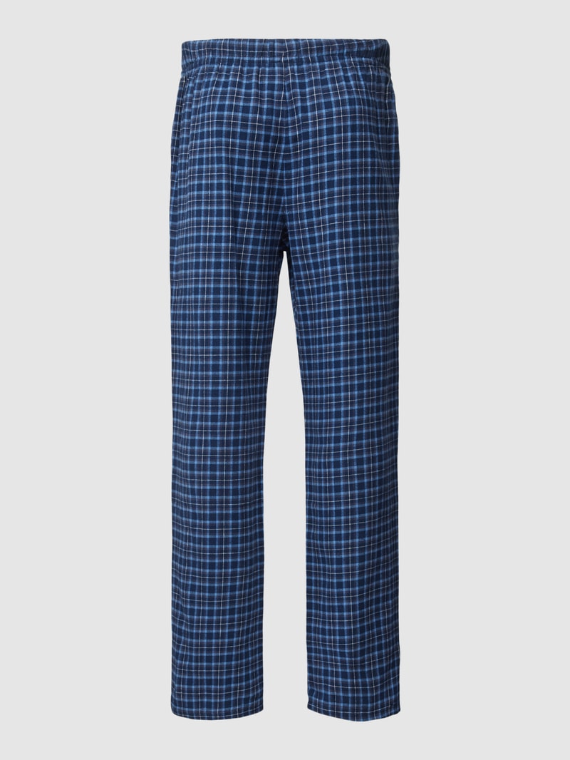 Pyjama-Hose mit elastischem Bund in marineblau