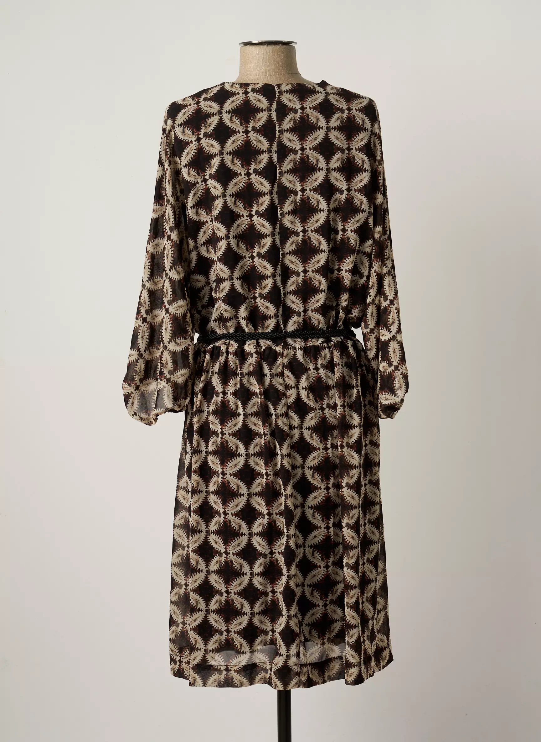 Areline Robes Mi Longues Femme couleur marron