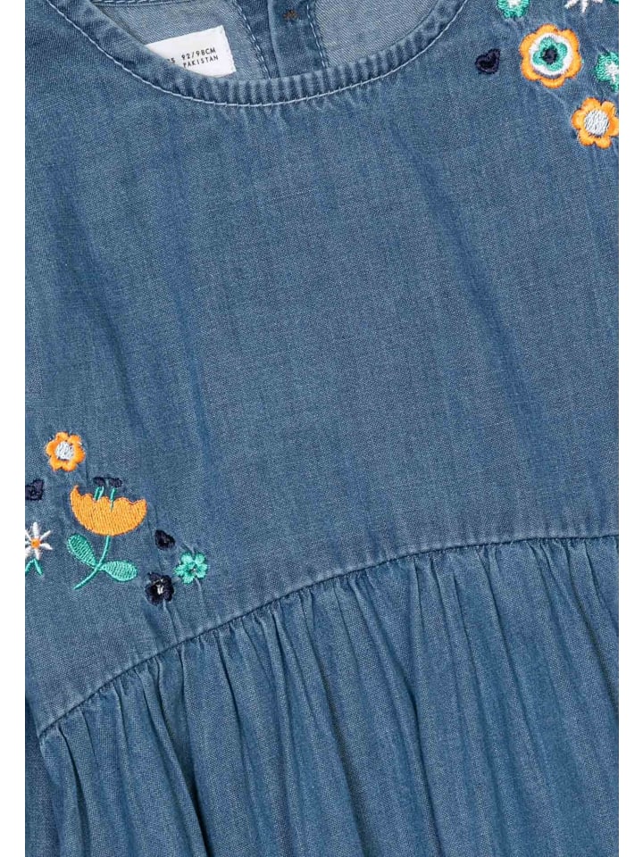 Minoti Jeanskleid Fleurs 2 in blau günstig kaufen